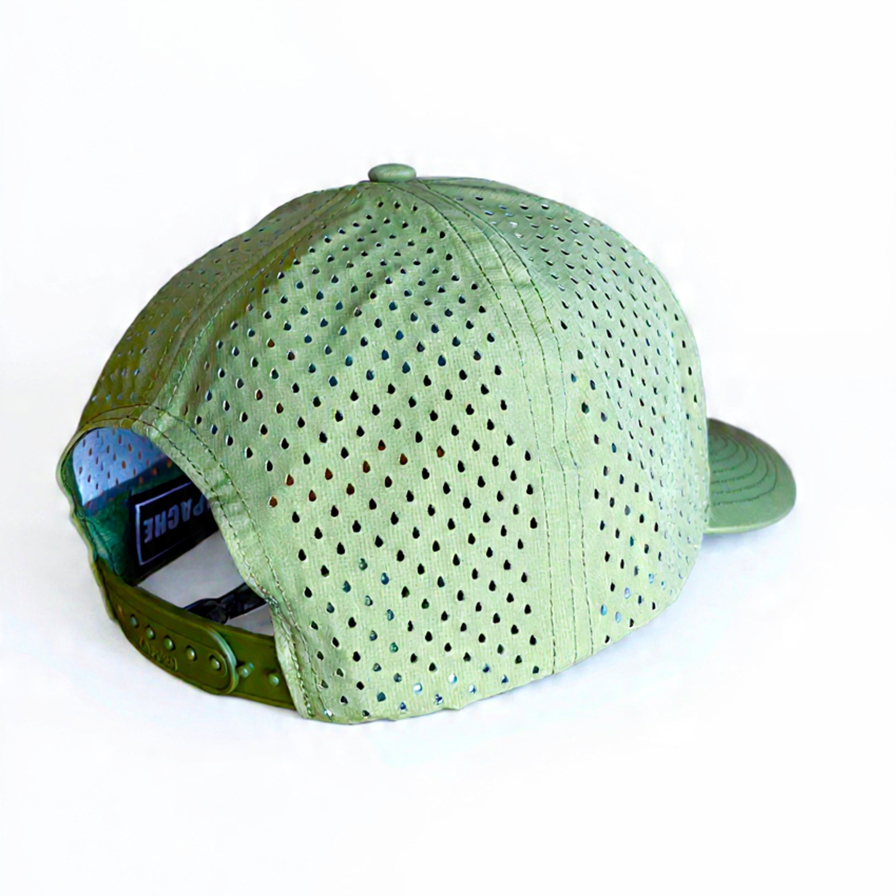 El Gabacho Banner Logo Cap - Olive Green